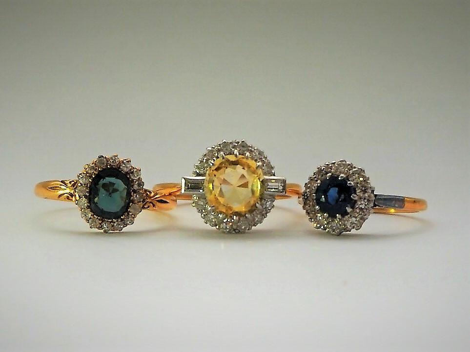 Coloured Sapphire Engagement Rings - Friar House