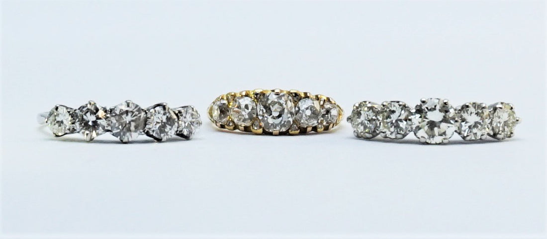 Five Stone Diamond Rings - Friar House