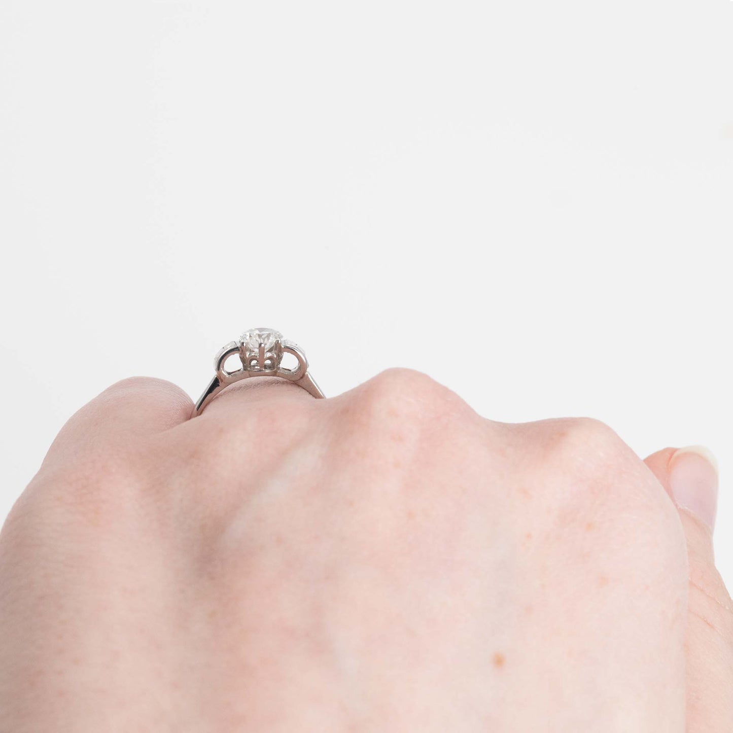 Platinum Diamond Solitaire Ring - Friar House