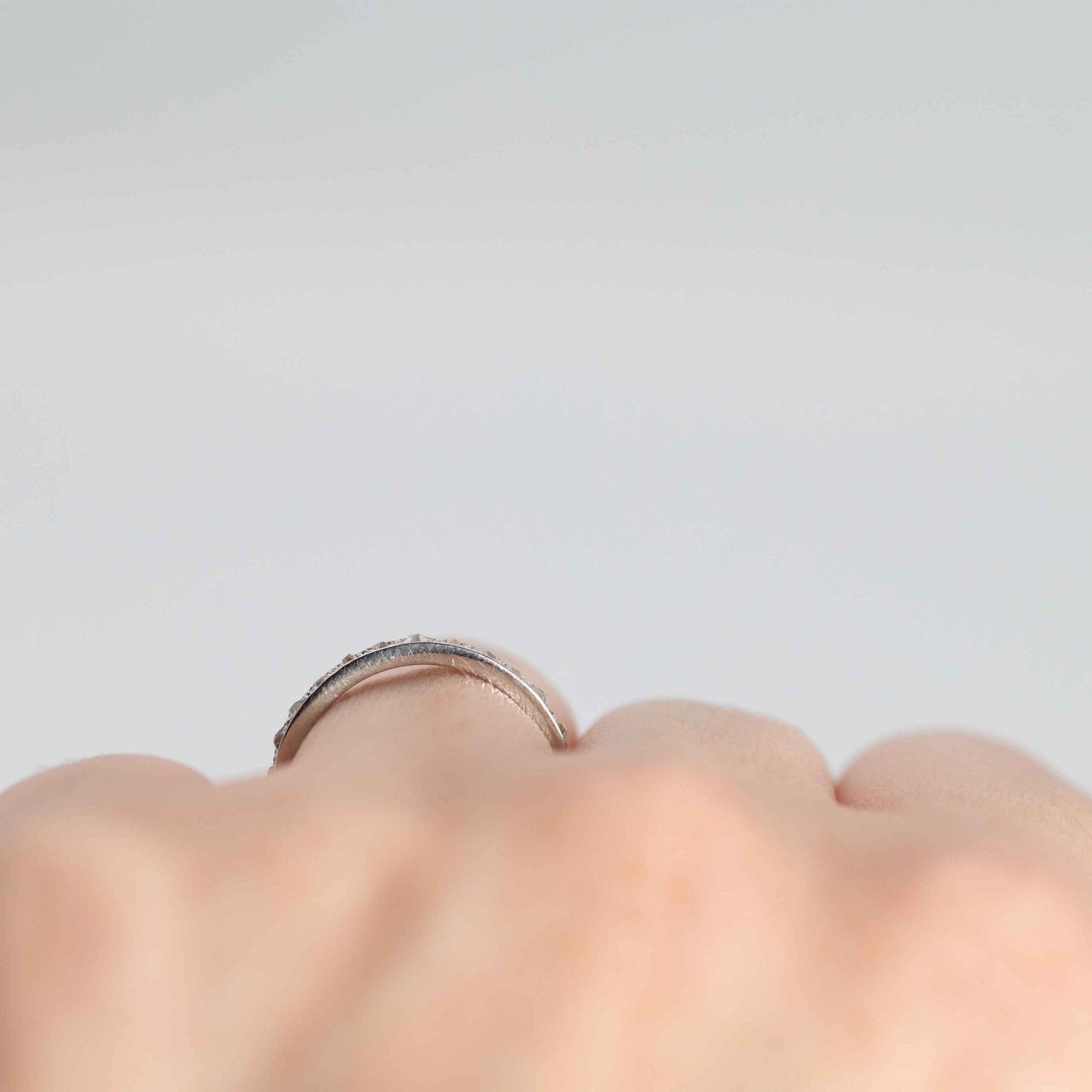 Vintage Platinum Diamond Full Set Eternity Ring Size L 1/2 - Friar House