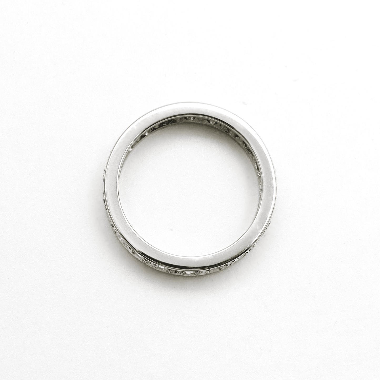 1 Carat Diamond Eternity Ring 18 Carat White Gold - Friar House