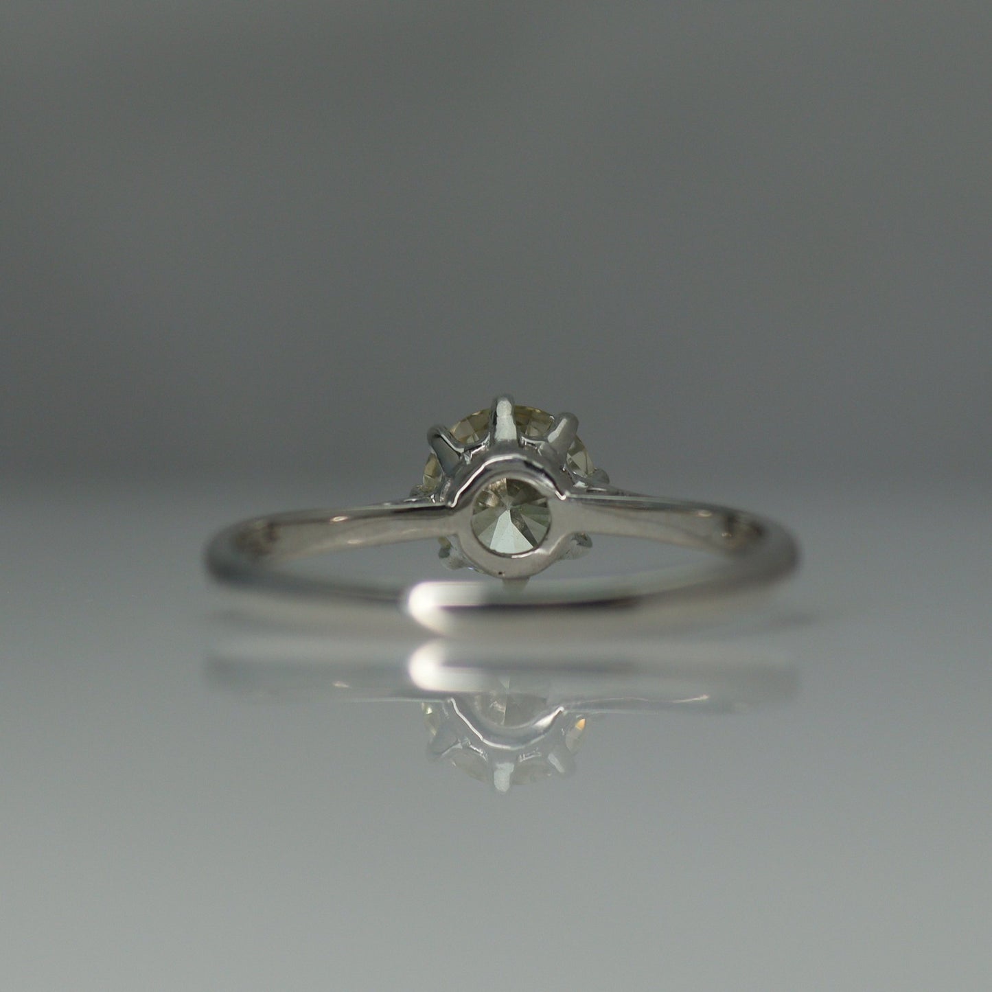 18 Carat White Gold Diamond Solitaire Ring - Friar House