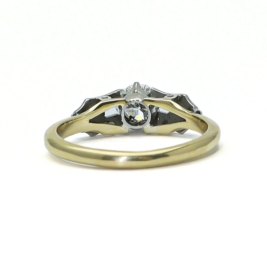 Art Deco 1930's Diamond Solitaire Engagement Ring - Friar House