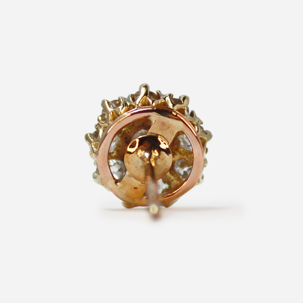 Art Deco Diamond Cluster Earrings - Friar House