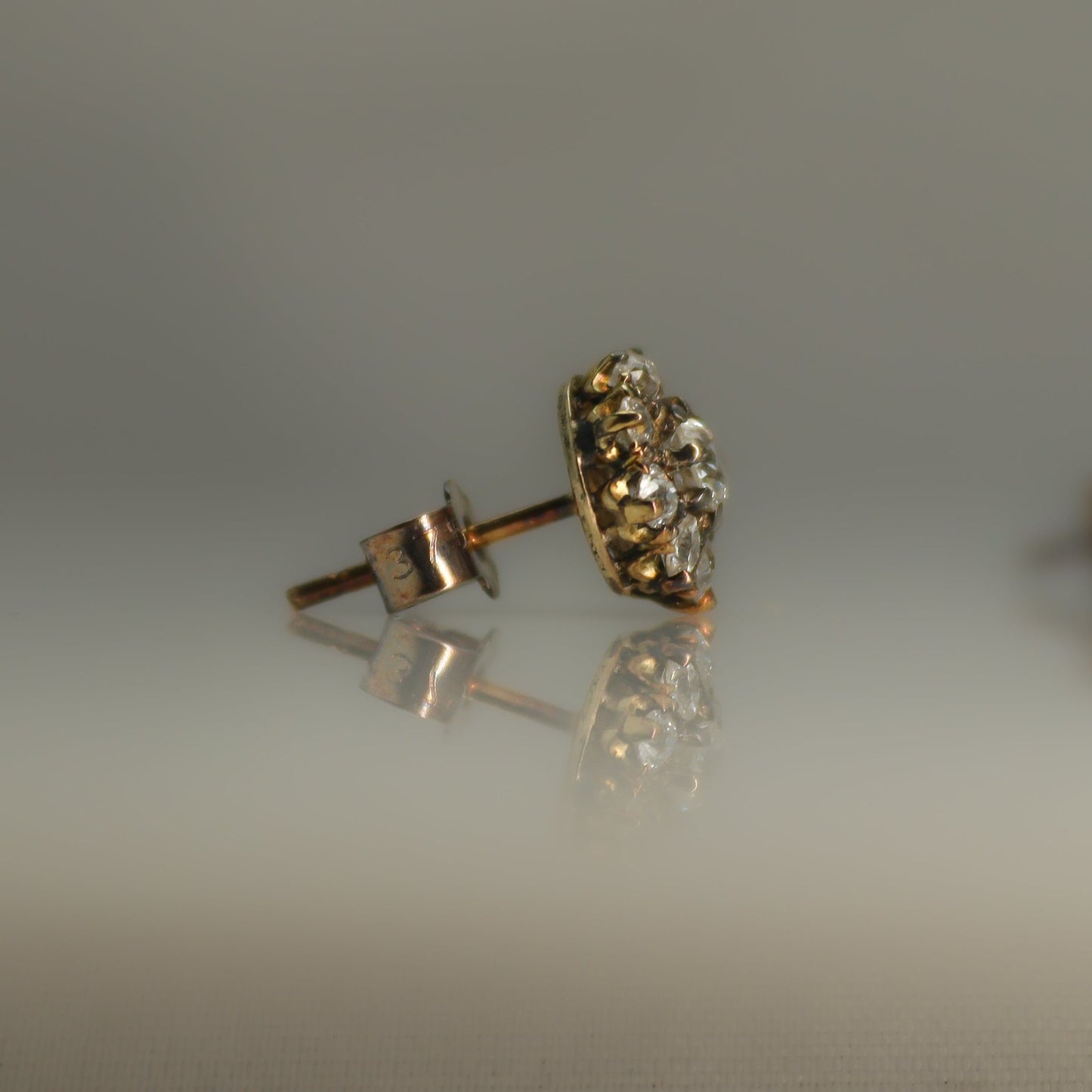 Art Deco Diamond Cluster Earrings - Friar House