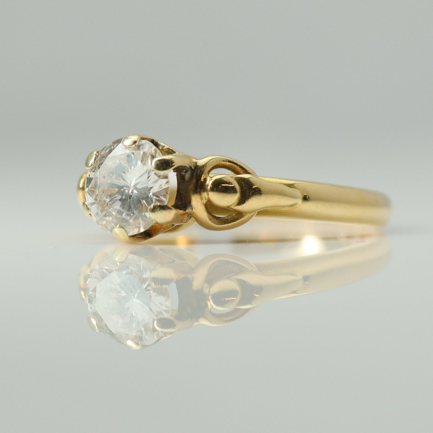 Art Deco Diamond Solitaire Ring - Friar House