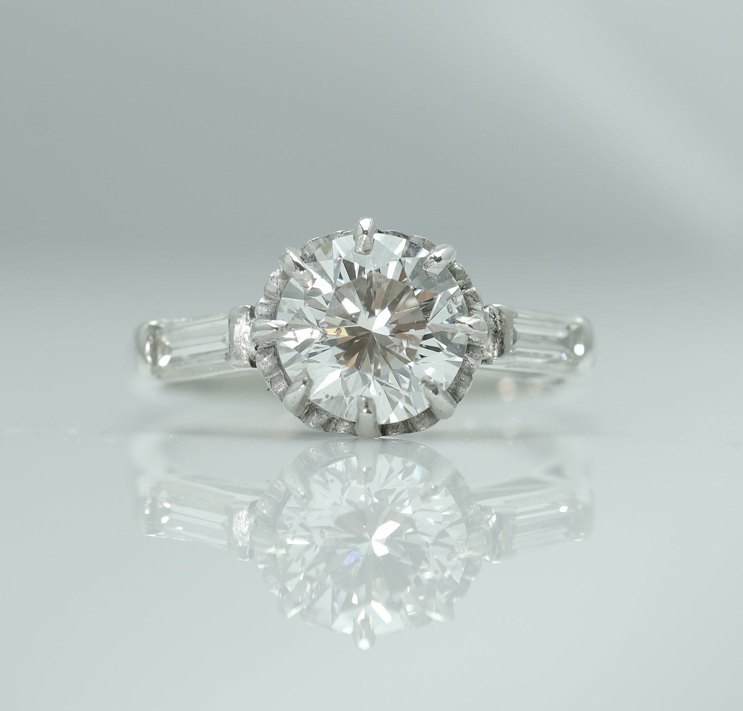 Art Deco Diamond Solitaire Ring - Friar House