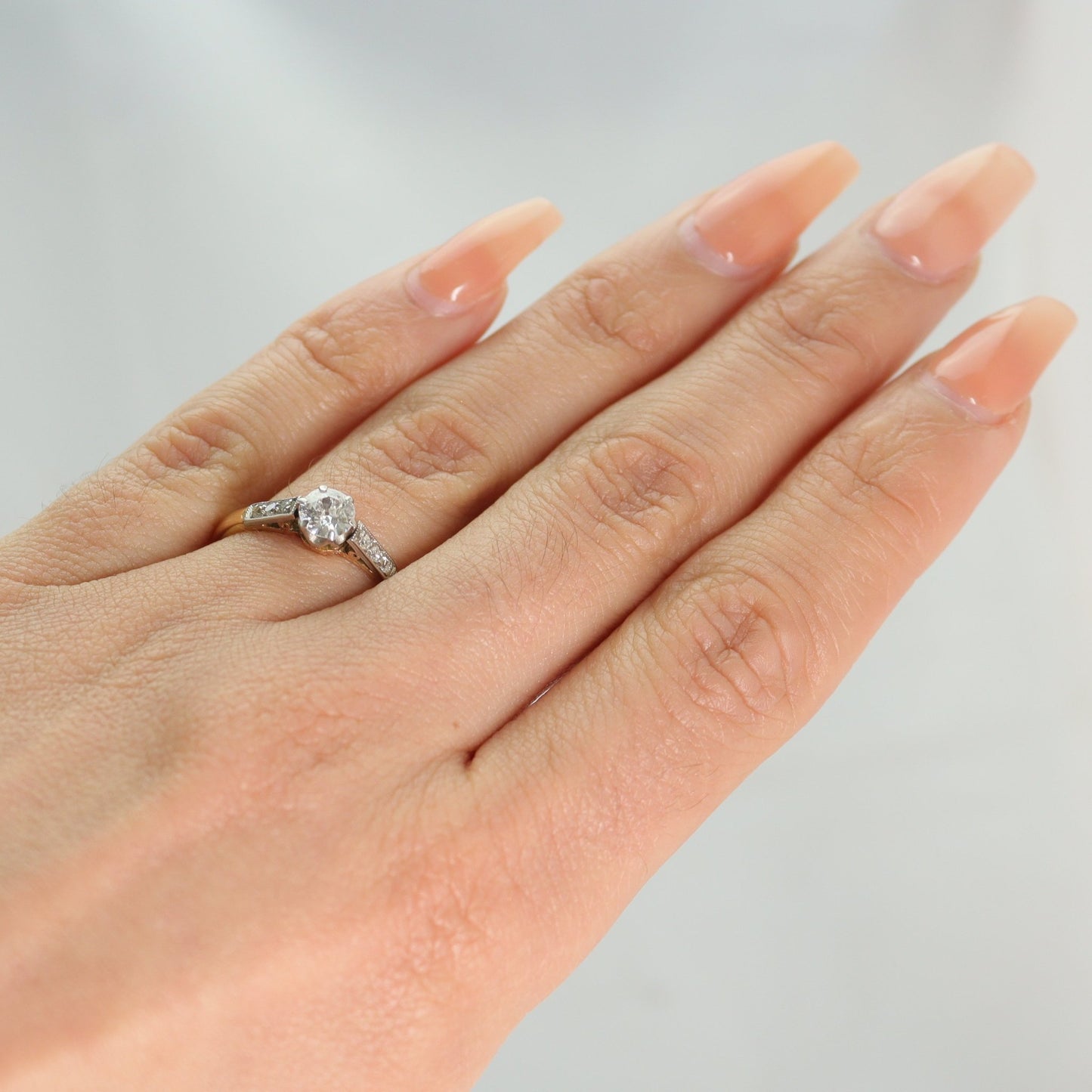 Art Deco Diamond Solitaire Ring - Friar House