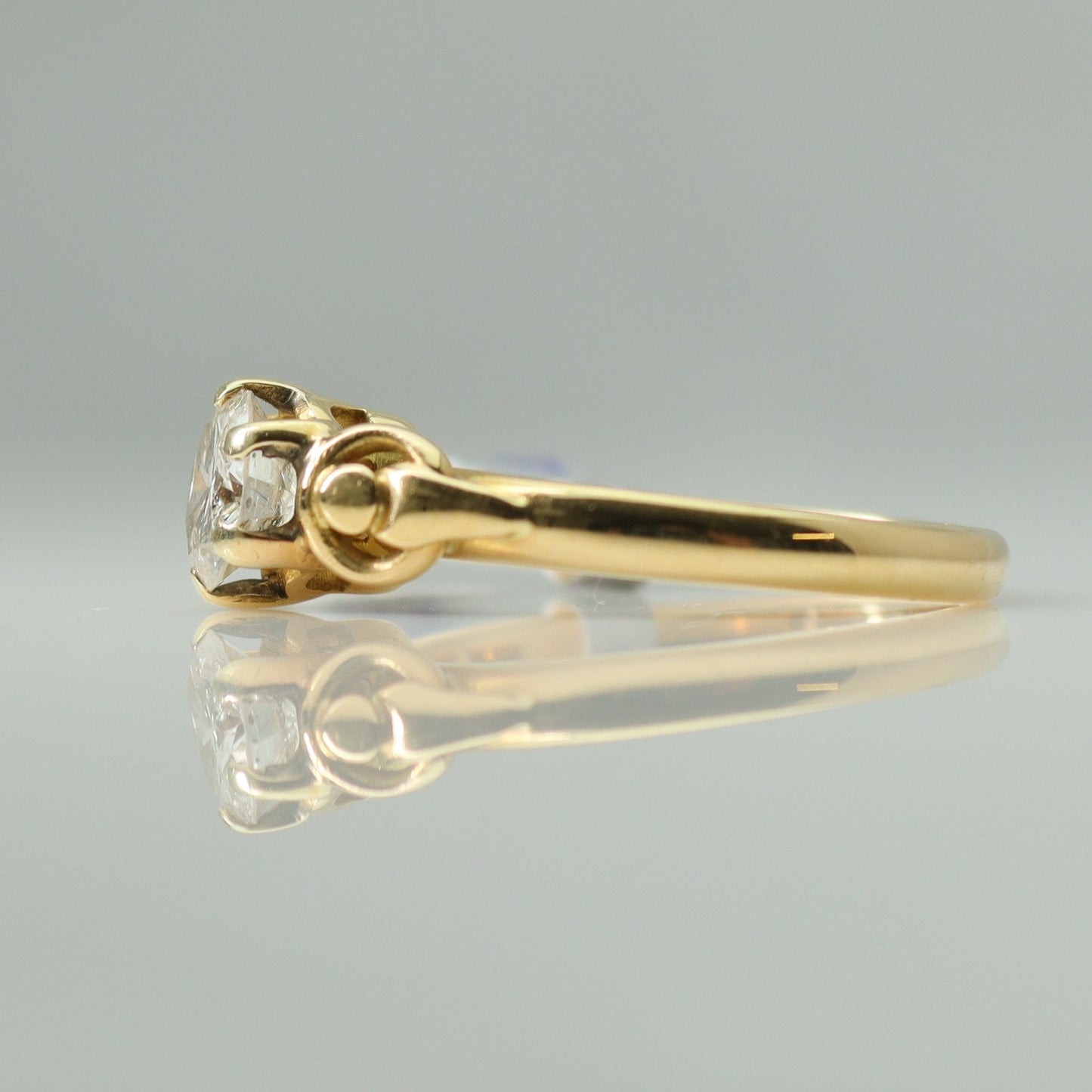 Art Deco Diamond Solitaire Ring - Friar House