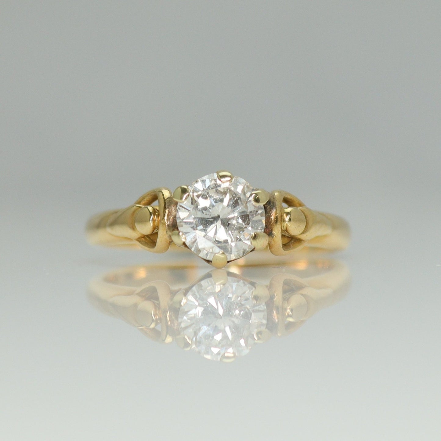 Art Deco Diamond Solitaire Ring - Friar House