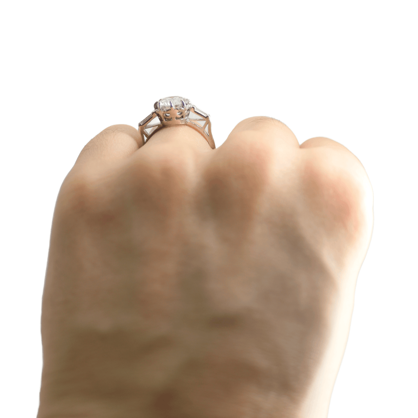 Art Deco Diamond Solitaire Ring - Friar House