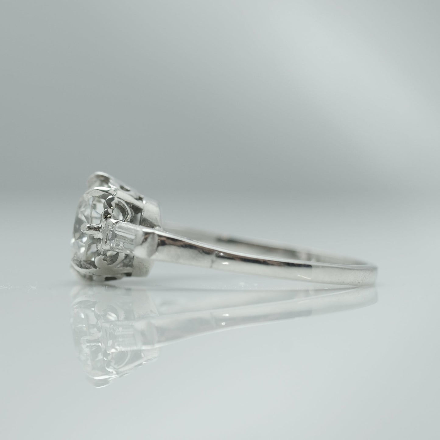 Art Deco Diamond Solitaire Ring - Friar House