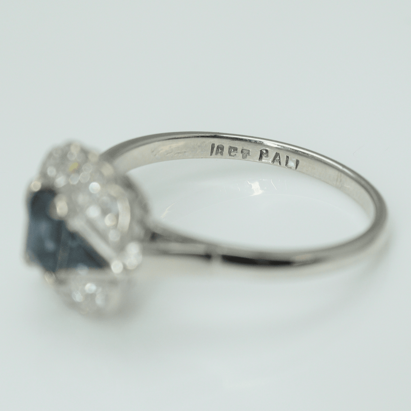Art Deco Sapphire and Diamond Cluster Ring - Friar House