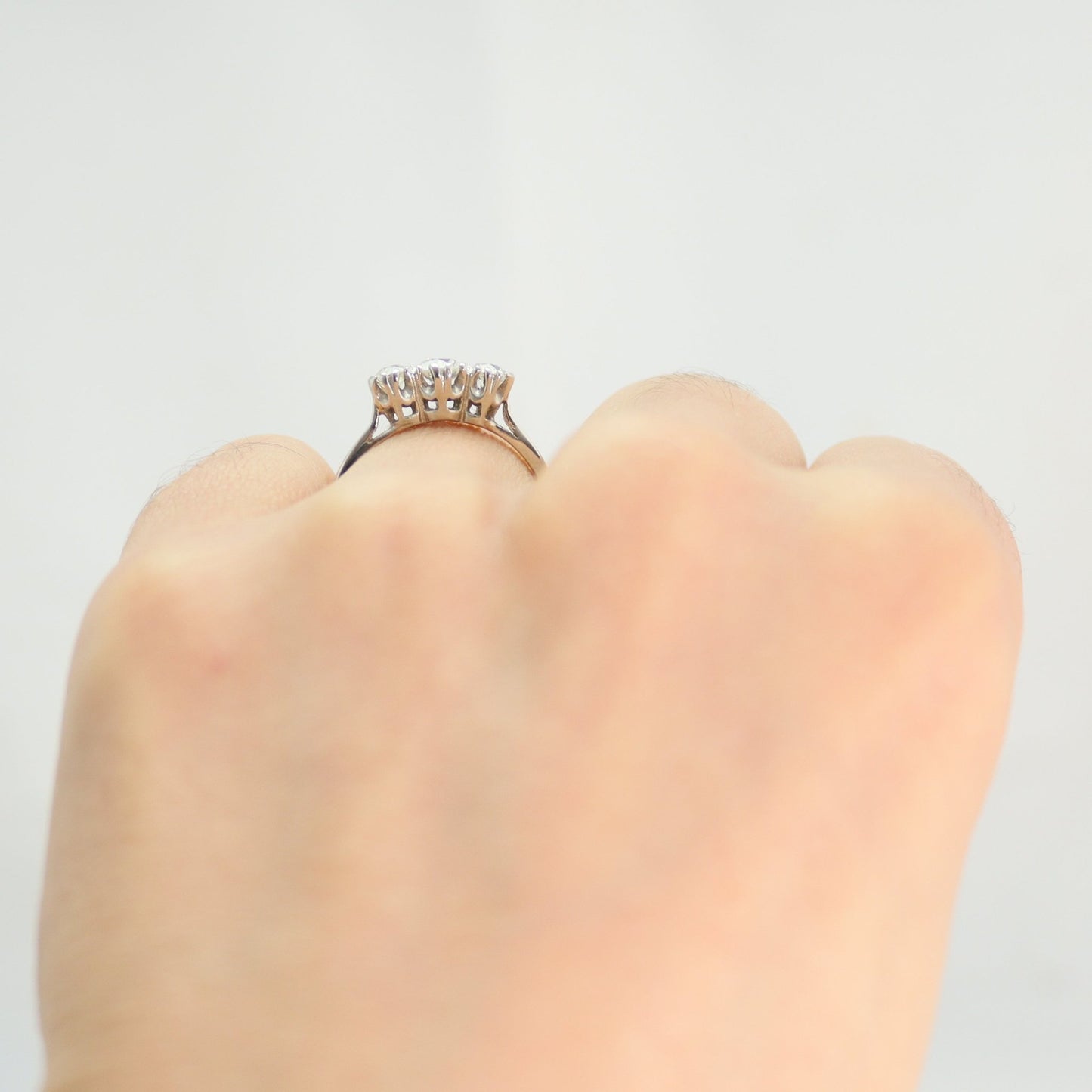 Art Deco Three Stone Diamond Ring - Friar House