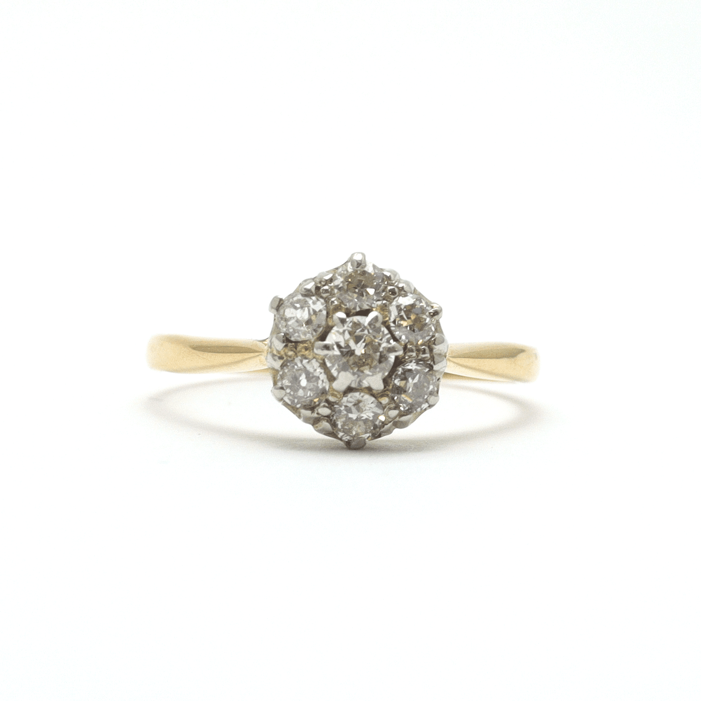 Diamond Daisy Cluster Ring - Friar House