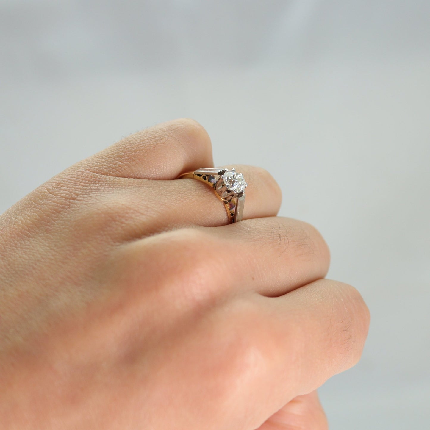 Diamond Solitaire Ring - Friar House