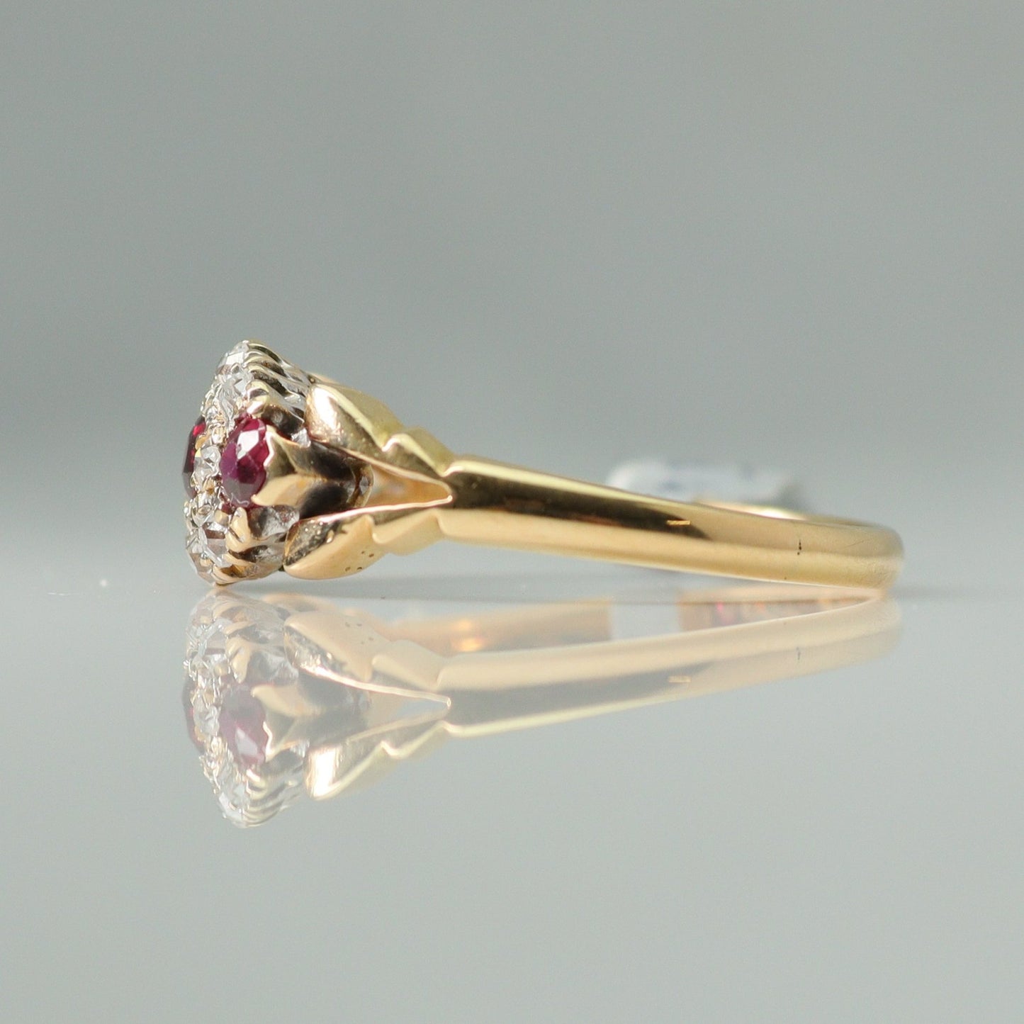 Edwardian Ruby and Diamond Panel Ring - Friar House