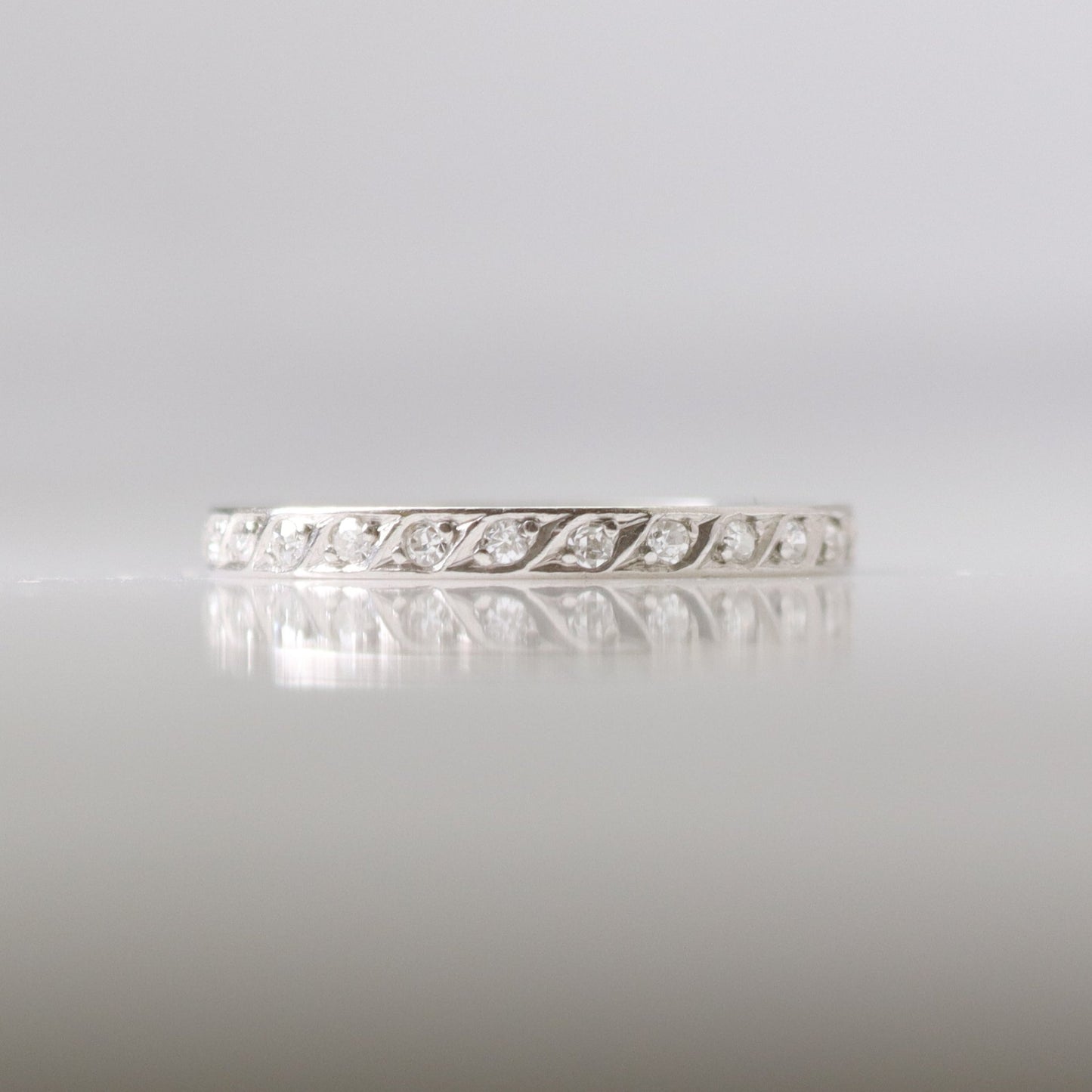 Full Set Art Deco Diamond Eternity Ring - Friar House