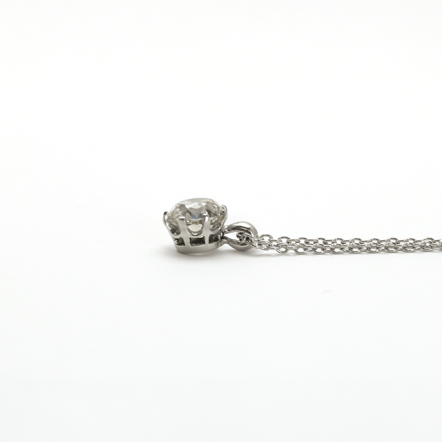Platinum Diamond Drop Pendant - Friar House