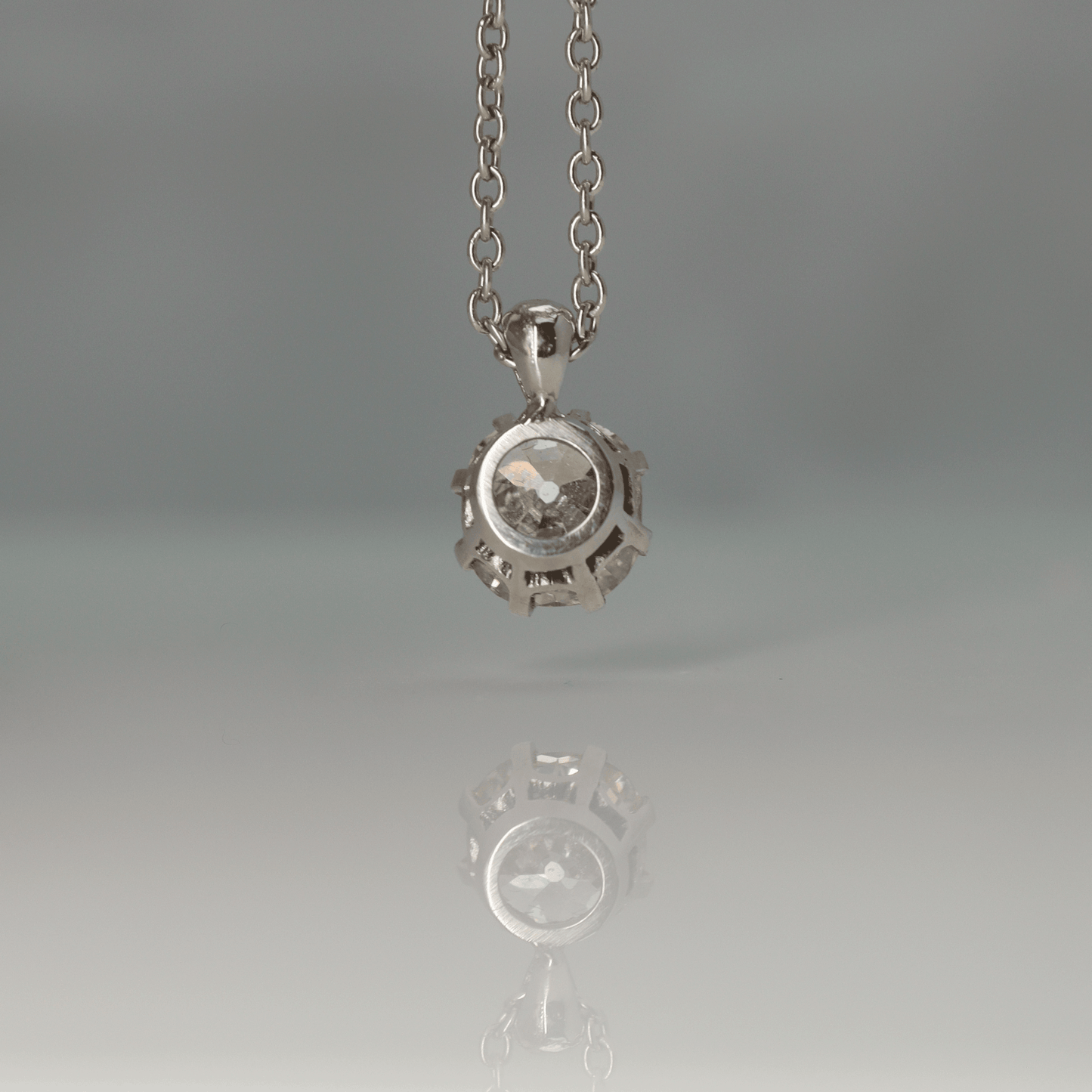 Platinum Diamond Drop Pendant - Friar House