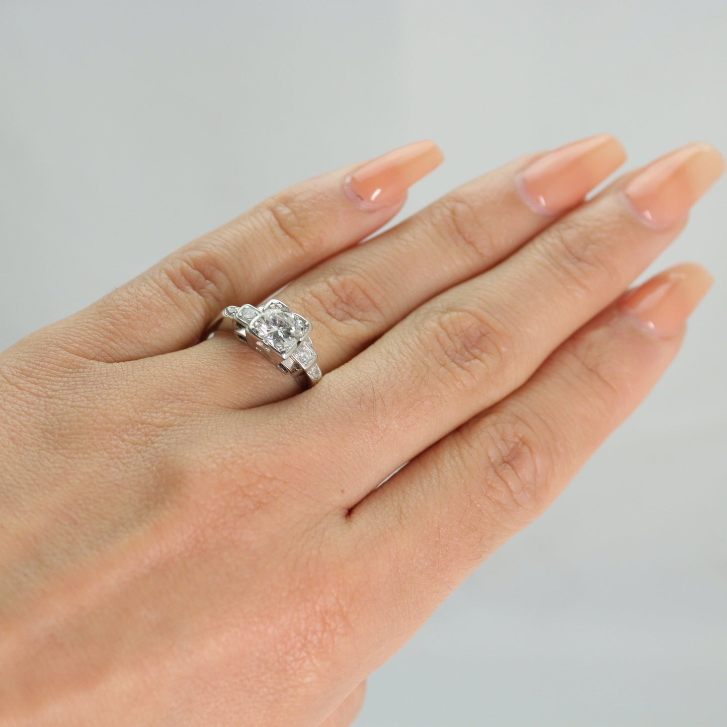 Platinum Diamond Solitaire Ring 1.15 Carats - Friar House