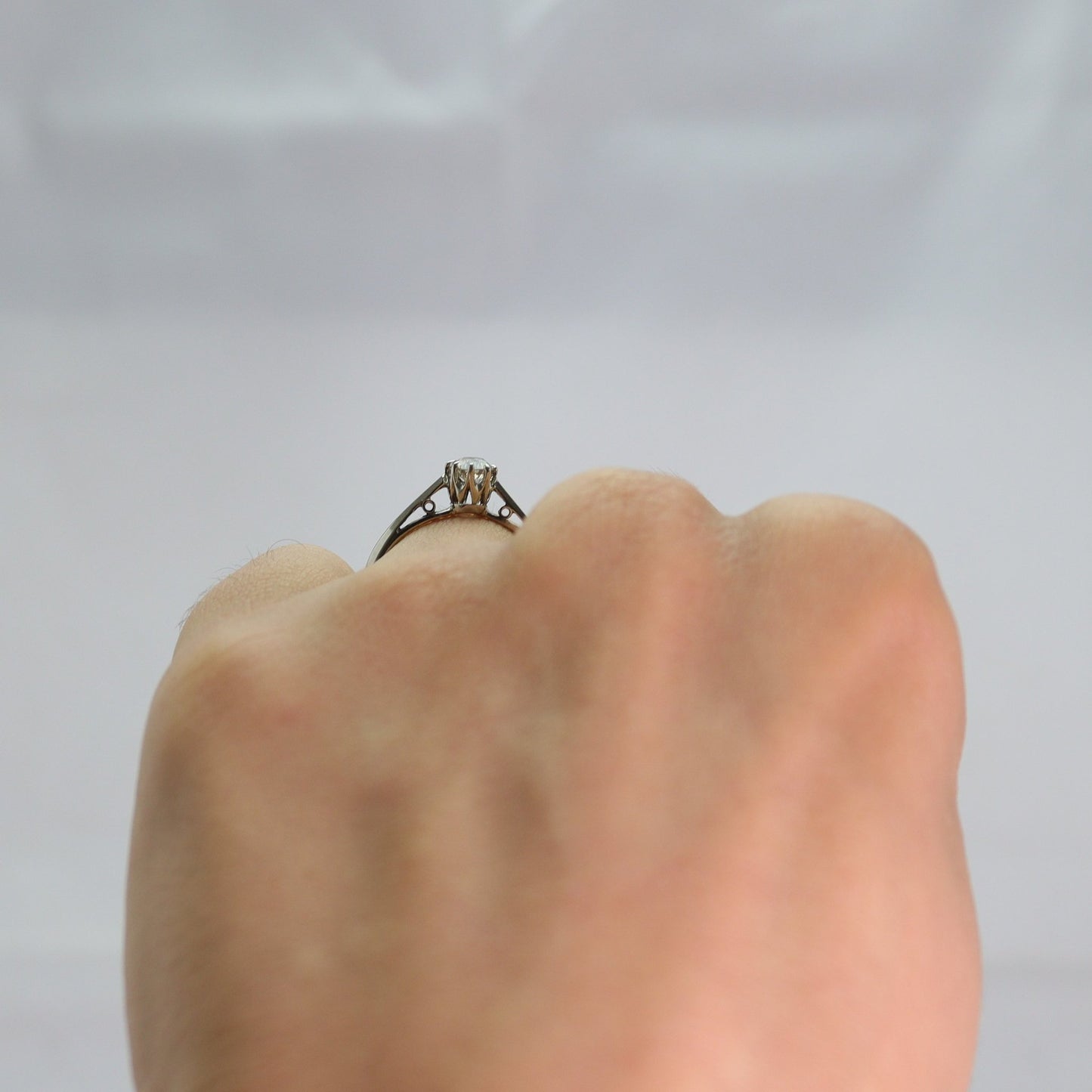 Platinum Diamond Solitaire Ring - Friar House