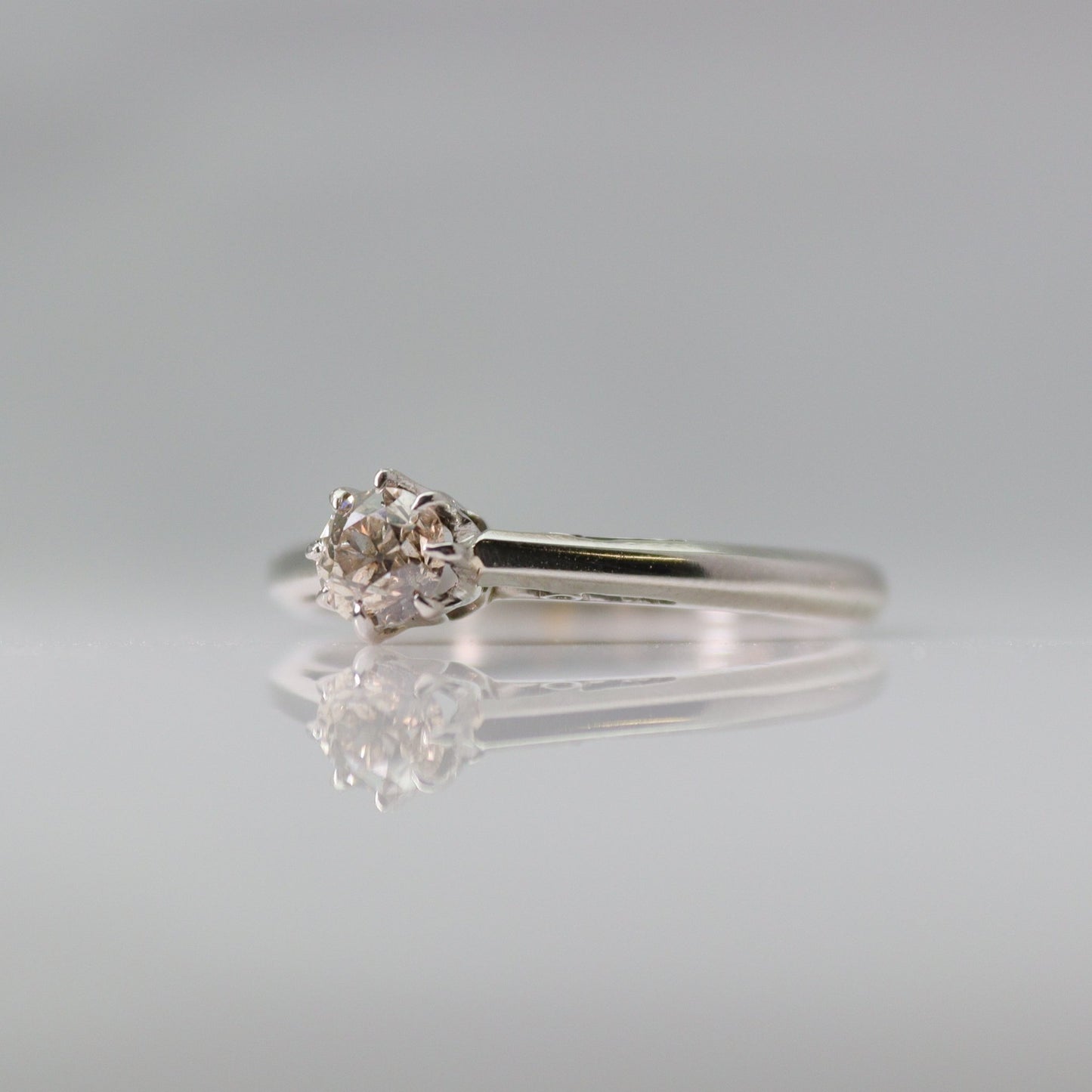 Platinum Diamond Solitaire Ring - Friar House