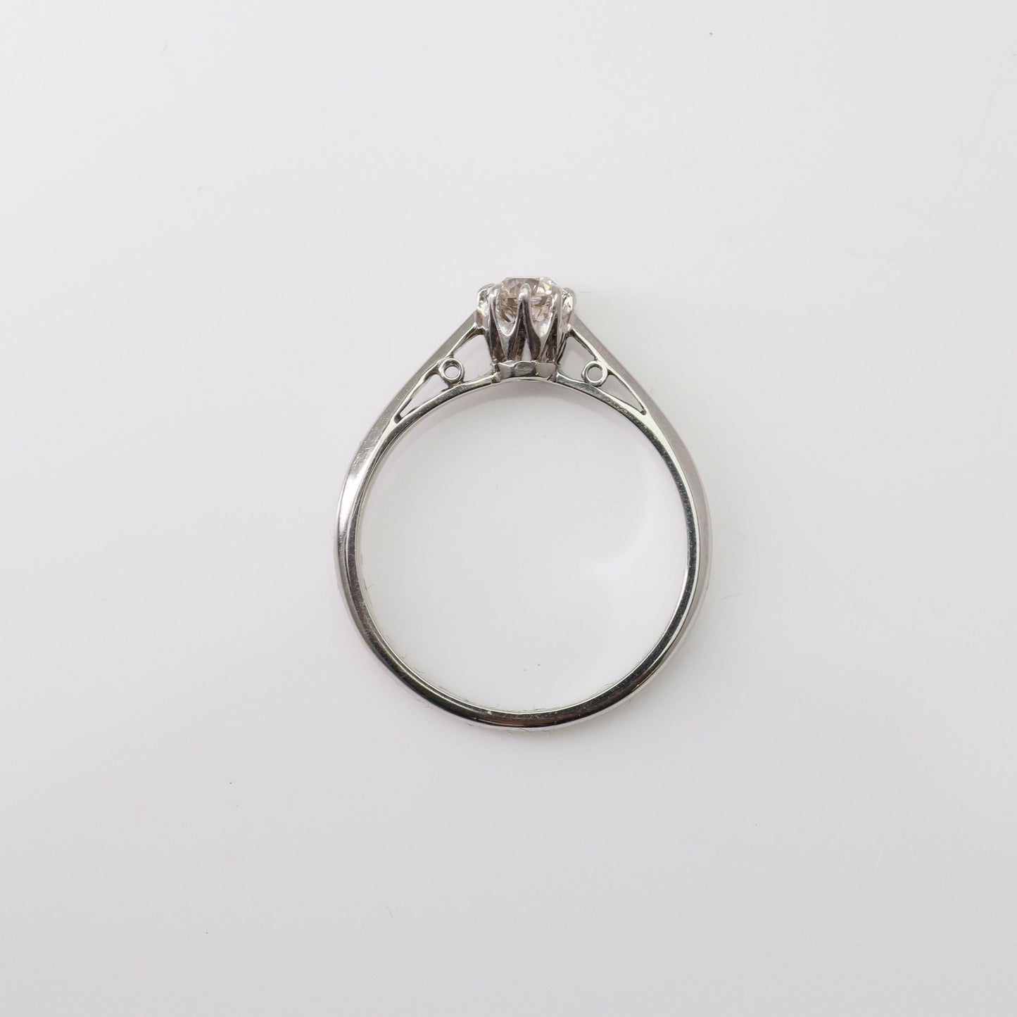 Platinum Diamond Solitaire Ring - Friar House