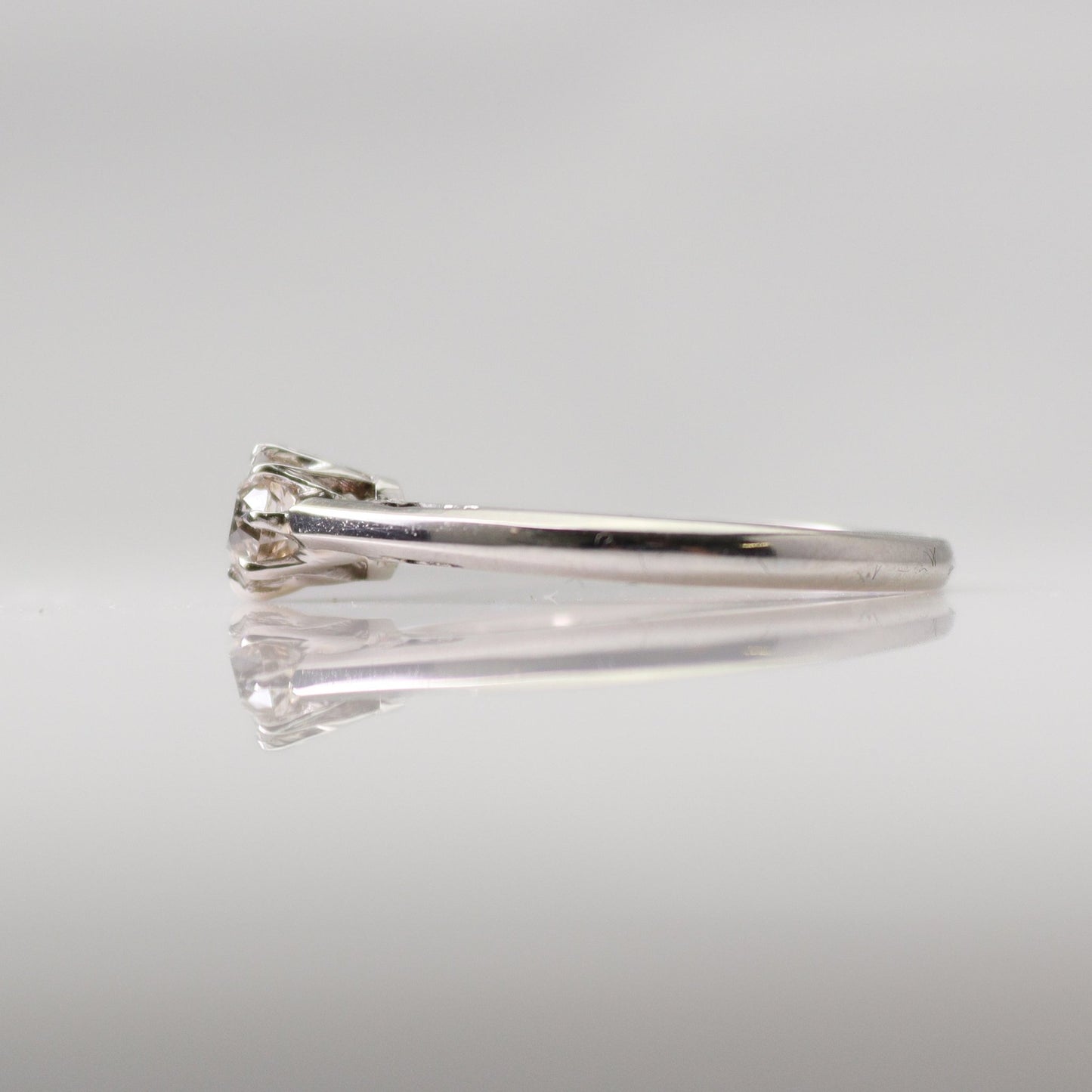 Platinum Diamond Solitaire Ring - Friar House