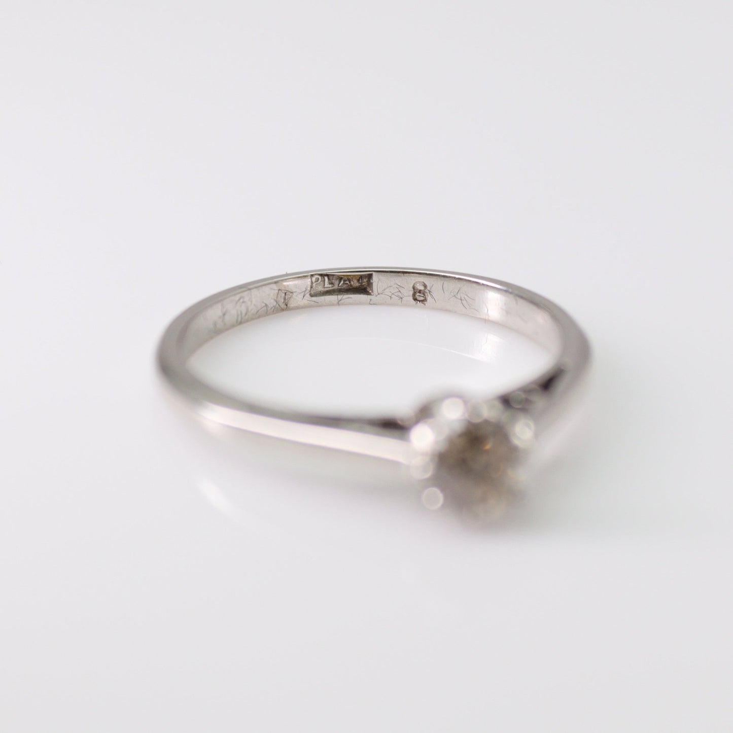 Platinum Diamond Solitaire Ring - Friar House
