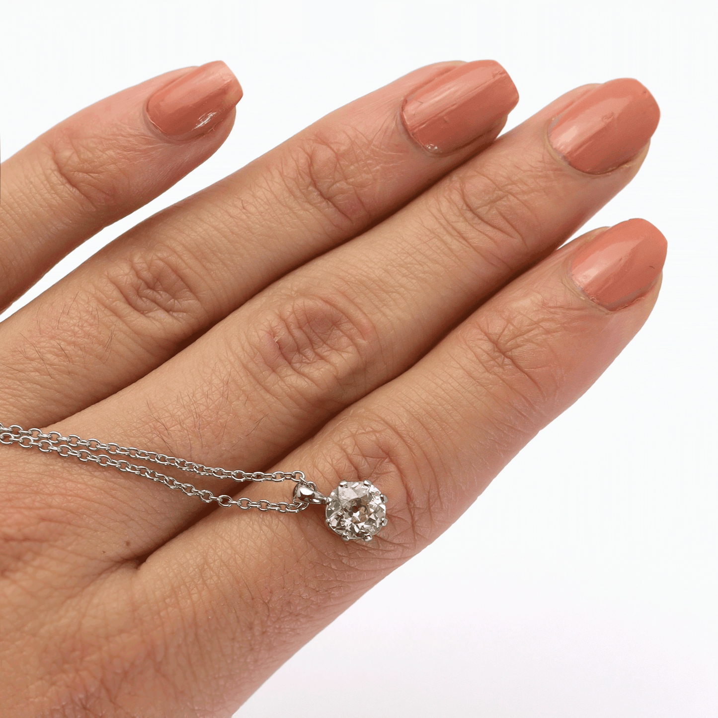 Platinum Fancy Light Yellow Diamond Drop Pendant - Friar House