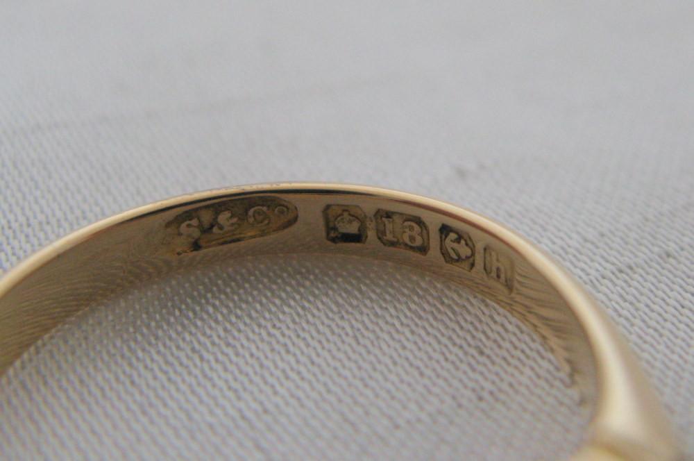 Ruby And Diamond Five Stone Gold Ring - Friar House