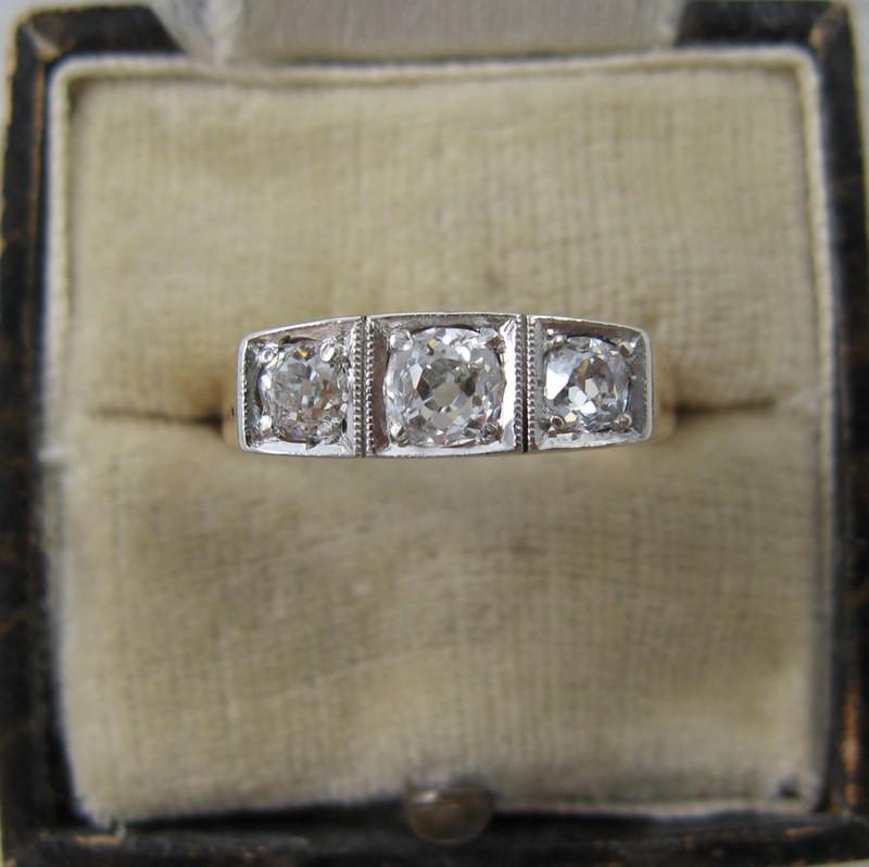 Three Stone Diamond Ring - Friar House