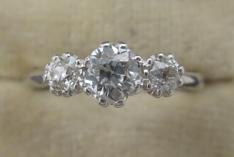 Three Stone Diamond Ring - Friar House