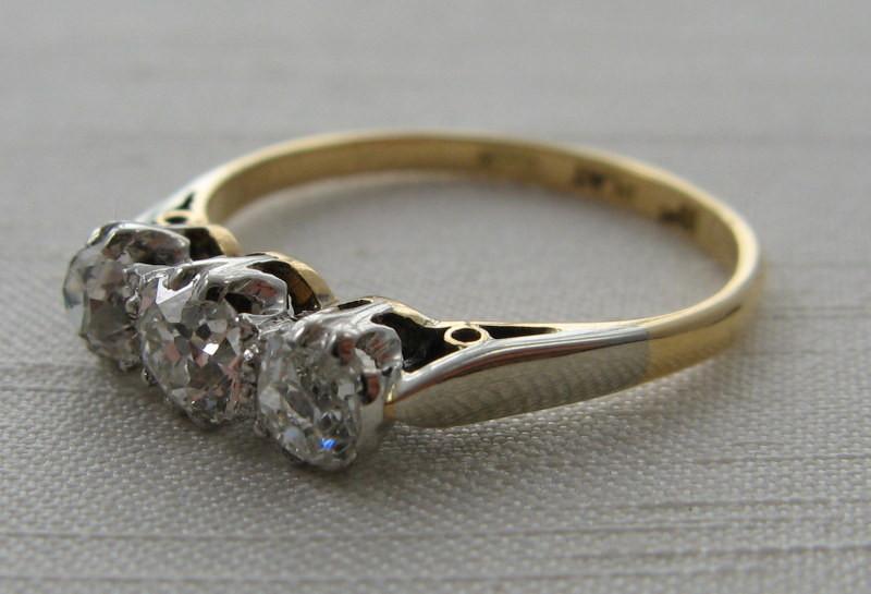 Three Stone Diamond Ring - Friar House
