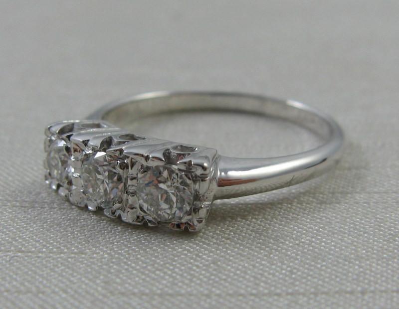 Three Stone Diamond Ring - Friar House
