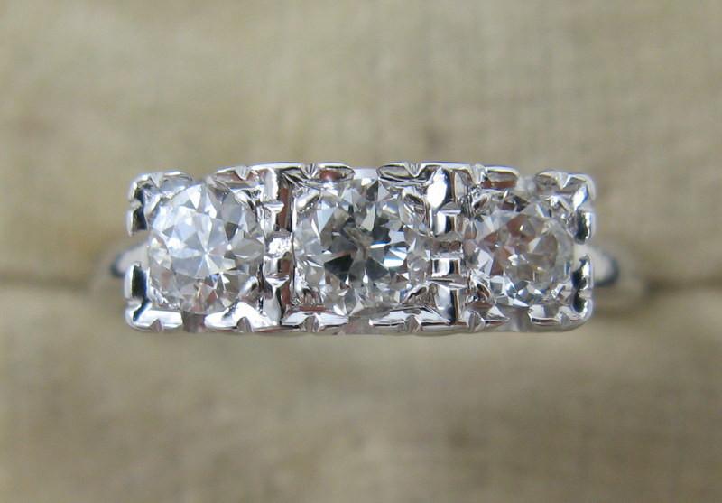 Three Stone Diamond Ring - Friar House