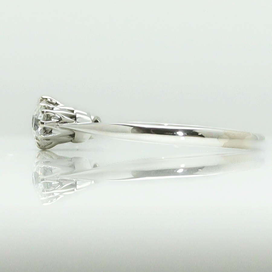 Three Stone Platinum Diamond Ring - Friar House