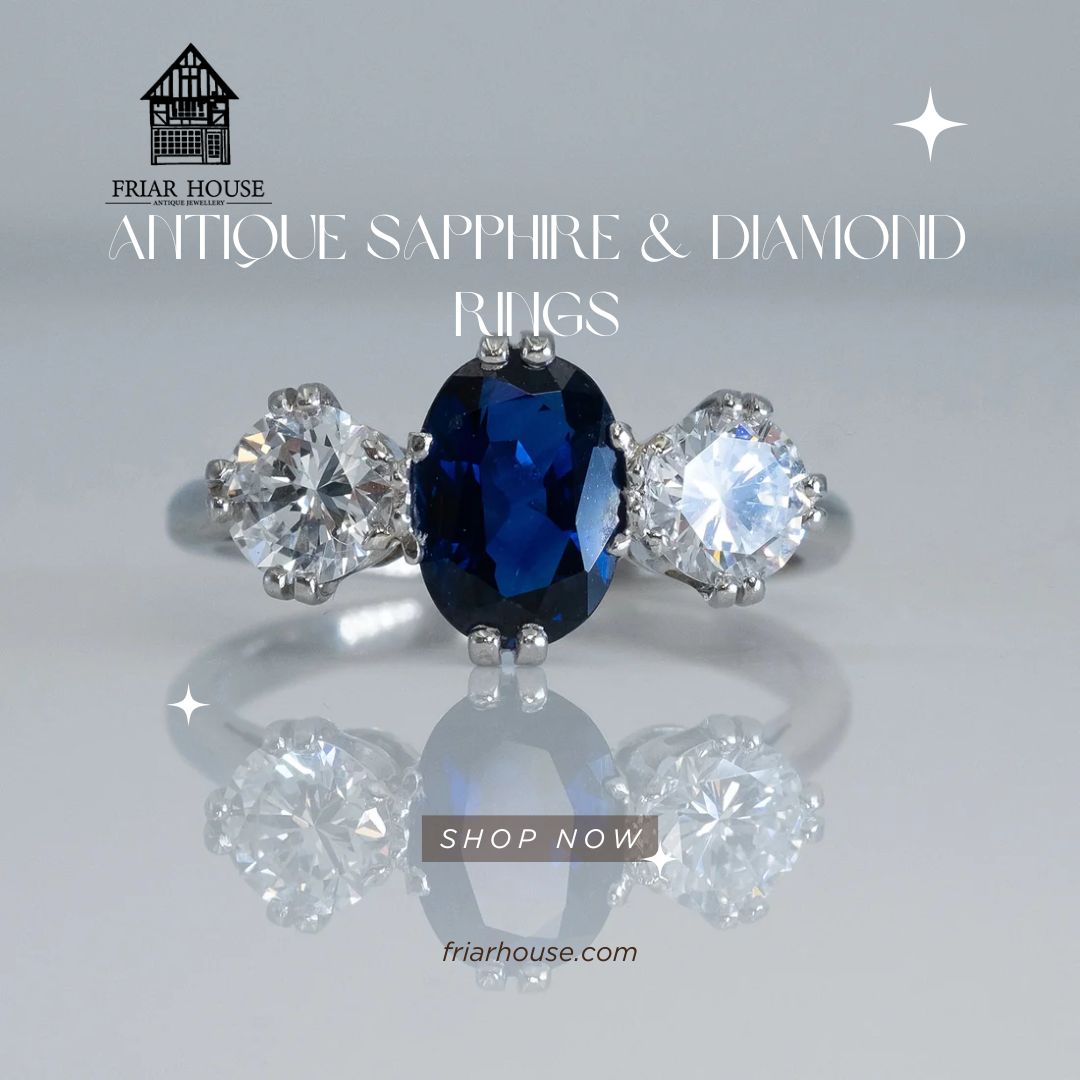 Antique Sapphire & Diamond Rings UK