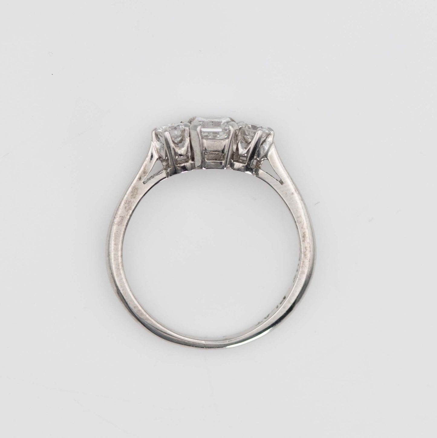 1940's Vintage Diamond Three Stone Ring - Friar House