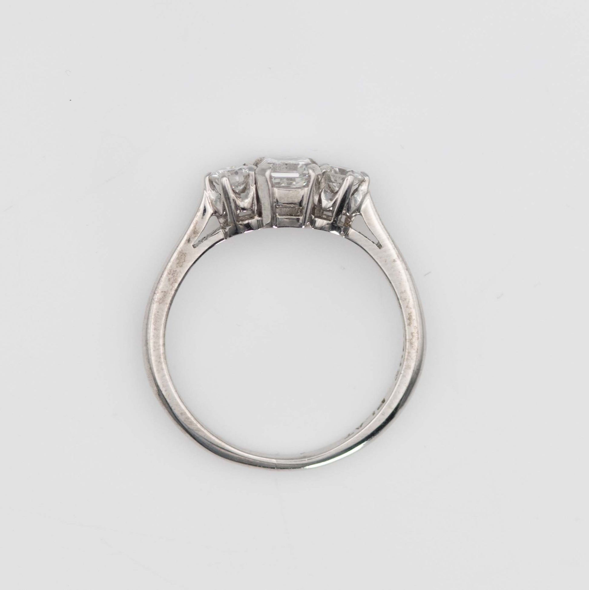 1940's Vintage Diamond Three Stone Ring - Friar House