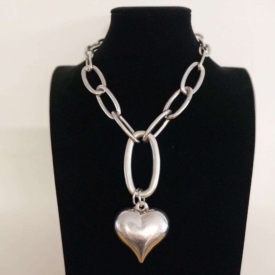 Silver Heart Necklace