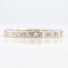 Art Deco 14ct White Gold Diamond Eternity Ring Size J