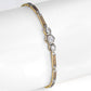 Art Deco 14ct Yellow Gold/Platinum Diamond Bracelet - Friar House