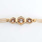 Art Deco 14ct Yellow Gold/Platinum Diamond Bracelet - Friar House