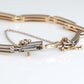 Art Deco 14ct Yellow Gold/Platinum Diamond Bracelet - Friar House
