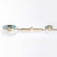 Art Deco 15ct Yellow Gold Aquamarine Drop Pendant - Friar House