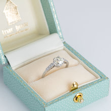 Art Deco 18ct White Gold 1 carat Diamond Solitaire Ring -  Friar House