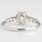 Art Deco 18ct White Gold 1 carat Diamond Solitaire Ring - Friar House