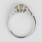 Art Deco 18ct White Gold 1 carat Diamond Solitaire Ring - Friar House